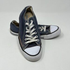 Converse Chuck Taylor All Star Unisex Blue White Lace-Up Sneaker Shoes Size 7